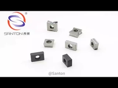 Inserti di fresatura di carburo P35 non rivestiti 90.5 HRA Inserti di carburo per la sostituzione di Iscar