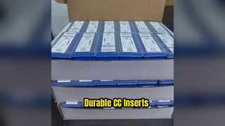 Inserti in metallo duro CC: aumentano l'efficienza