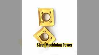 Inserti in carburo con rivestimento CrTiAIN per acciaio