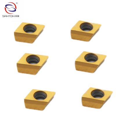 comprare Buona resistenza agli urti e all'usura P15 Carbide Insert Tips PVD Coated online manufacture