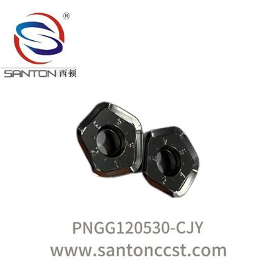 Inserti per la fresatura ad alta alimentazione con durezza HRA di 90,5 e grado P30 per la lavorazione dell'acciaio inossidabile