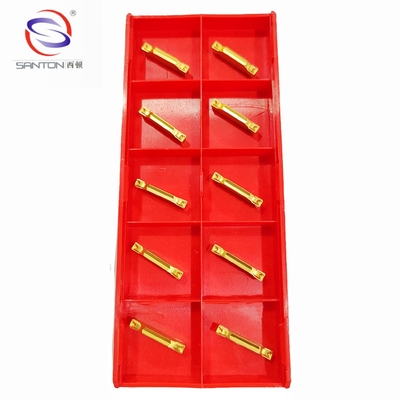 Un buon prezzo. Testa stridente alternativa di  la doppia che scanala il carburo di tungsteno inserisce gli utensili per il taglio di giro di CNC del metallo dell'inserzione in linea