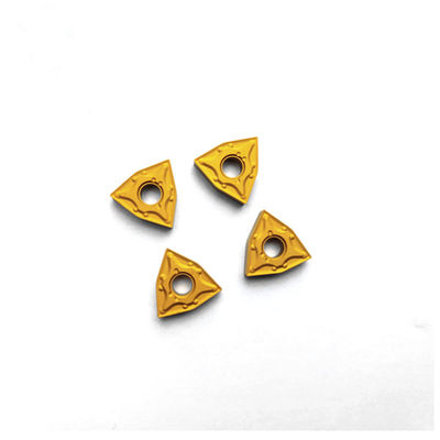 Un buon prezzo. Strumento di taglio del carburo rivestito CVD inserisce K10 Alta durezza rossa Carico d'impatto in linea